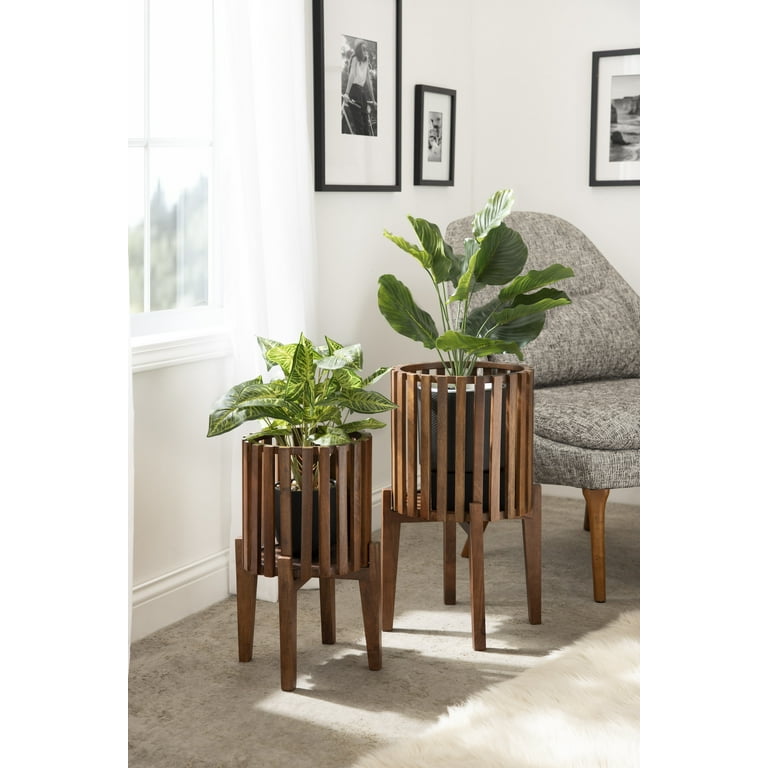 Kate and Laurel Paynter Wood Planter Set, 22 x 12 and 18 x Kate and Laurel Paynter Wood Planter Set, 22 x 12 and 18 x