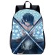 thumbnail image 3 of Demon Slayer-mochila escolar con estampado 3D de dibujos animados para niñas y niños, bolsa para portátil de viaje para adolescentes, Bolsa Escolar de 17 pulgadas, temporada escolar, 3 of 4