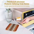thumbnail image 6 of Burnt Orange Brown Pot Holders for Kitchen Heatproof Potholder, 3 Pack Farmhouse Vintage Wooden Hot Pads Multipurpose Oven Pads Cloth Potholders Trivet for Cooking Baking, 6 of 8