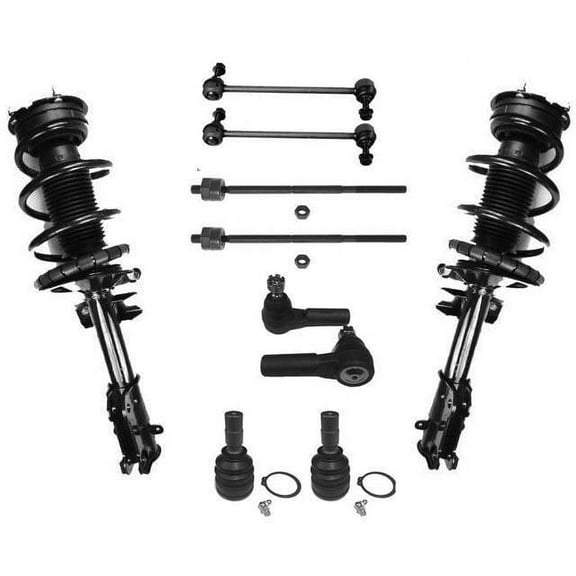 For 05-09 Ford Mustang Ball Joint Tie Rod End Link Complete Coil Spring Struts