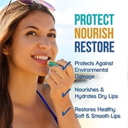 Stream2Sea SPF30 Reef Safe Moisturizing Cucumber Mint Lip Balm Set, SPF 30 + Hydrate - 0.15 oz