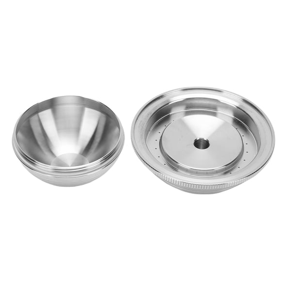 Cápsulas De Café Reutilizables Con Cuchara De Cepillo, Cápsula De Café Universal De Acero Inoxidable Para