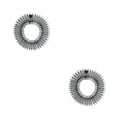 thumbnail image 3 of Qarigey Peine elástico de diamantes de imitación circular completo banda para la cabeza de peines circulares flexibles Type3 NO3, 3 of 6