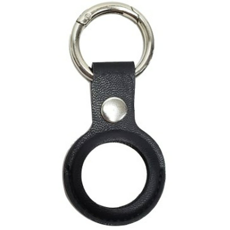 Moshi Vegan Leather AirTag Key Ring (Jet Black) 99MO095015 B&H