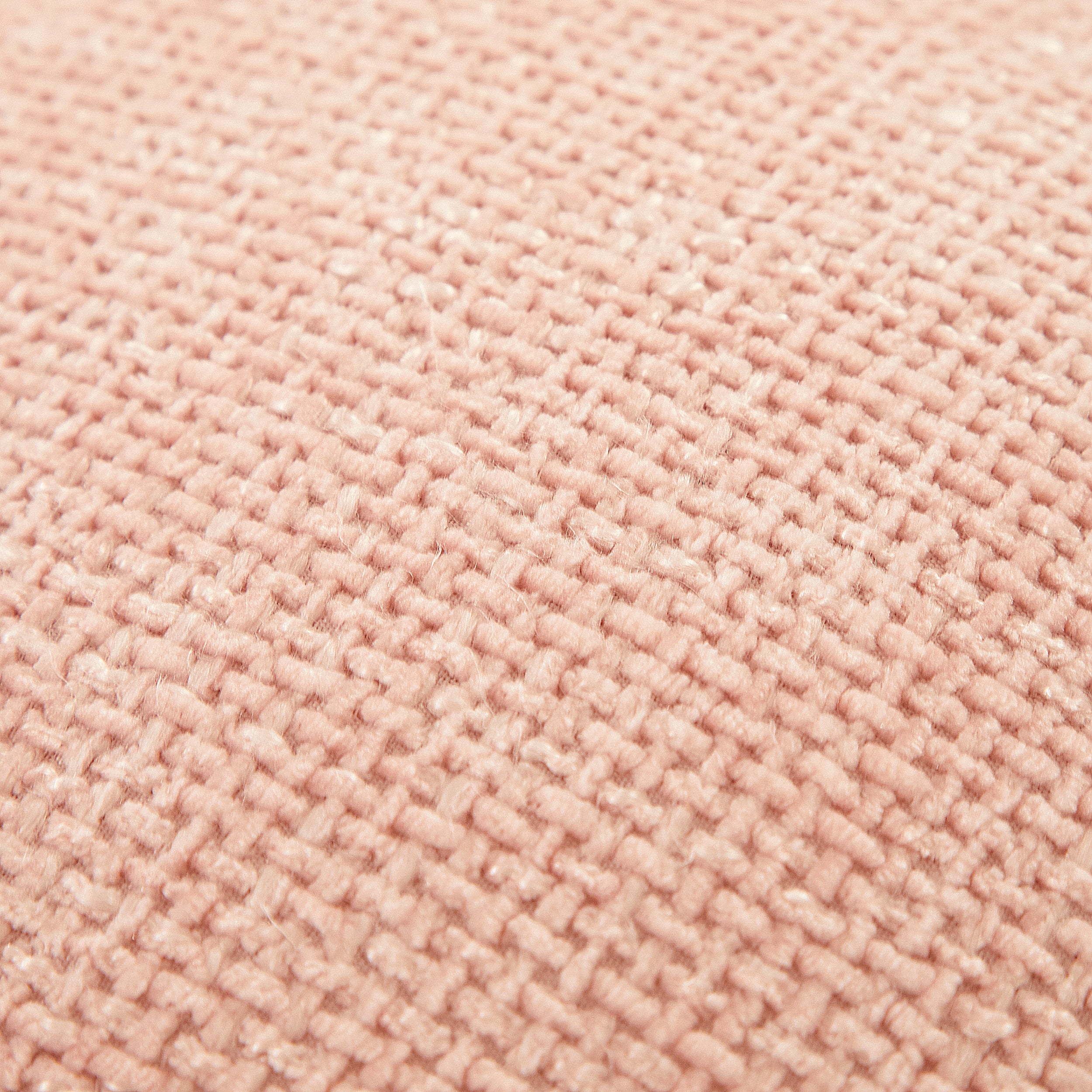 (2 pack) Mainstays Heather Basket Weave Chenille Decorative Pillow, Blush, 18" x 18"