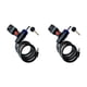 thumbnail image 4 of Eigraketly Cerradura de seguridad Cerradura de bicicleta antirrobo de acero inoxidable Bucle de seguridad portátil universal 2Conjunto, 4 of 6