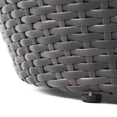 thumbnail image 5 of Cambria Outdoor Wicker 14 Inch Side Table, Grey, 5 of 7