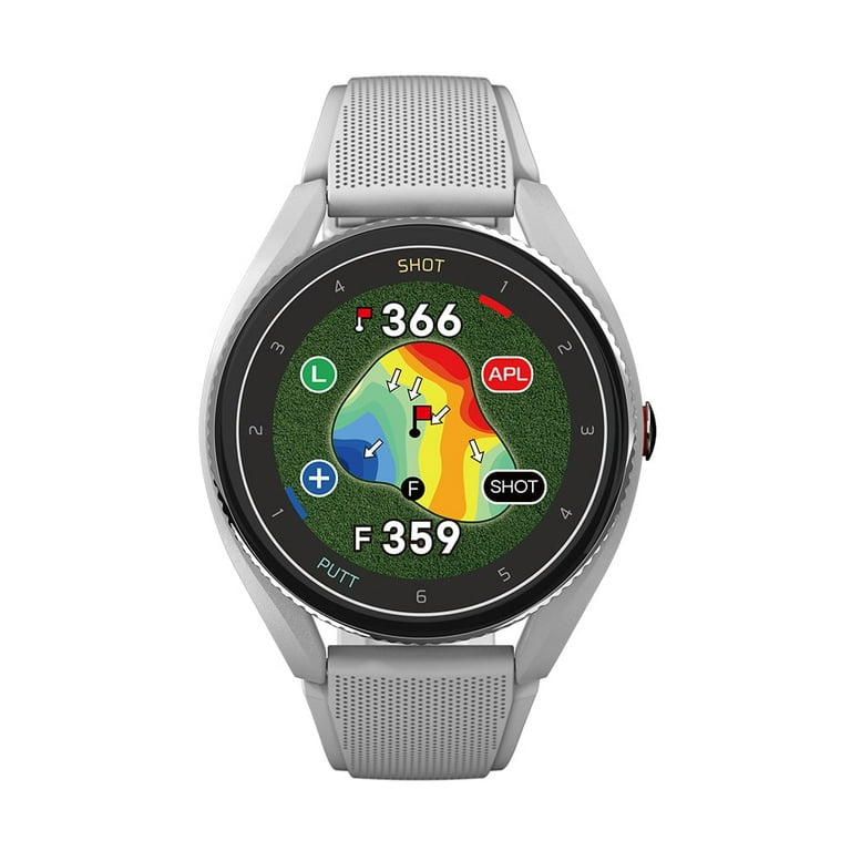 Voice Caddie T9 (Gray) Golf GPS Watch W/ Green Undulation And V.AI