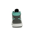 thumbnail image 4 of Jordan Men's 1 Mid Grey Aqua Shoes, from StockX, 4 of 5