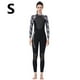thumbnail image 3 of DivaSail Wetsuits Buceo Traje de buceo Hombre y traje de mujer Manga larga Pantalones largos Cuerpo completo Traje de baño completo Deportes transpirables Pieles de buceo Hombres Negro / blanco 【S】 Monstrate OD003283-06, 3 of 7