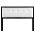 thumbnail image 3 of Modway Draper Tufted Full Fabric and Wood Headboard in Black/White, 3 of 9
