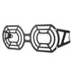 thumbnail image 4 of Protector De Rejilla De Faro Ticfox Negro Para Moto Guzzi V85 TT 2018-2021, 4 of 12