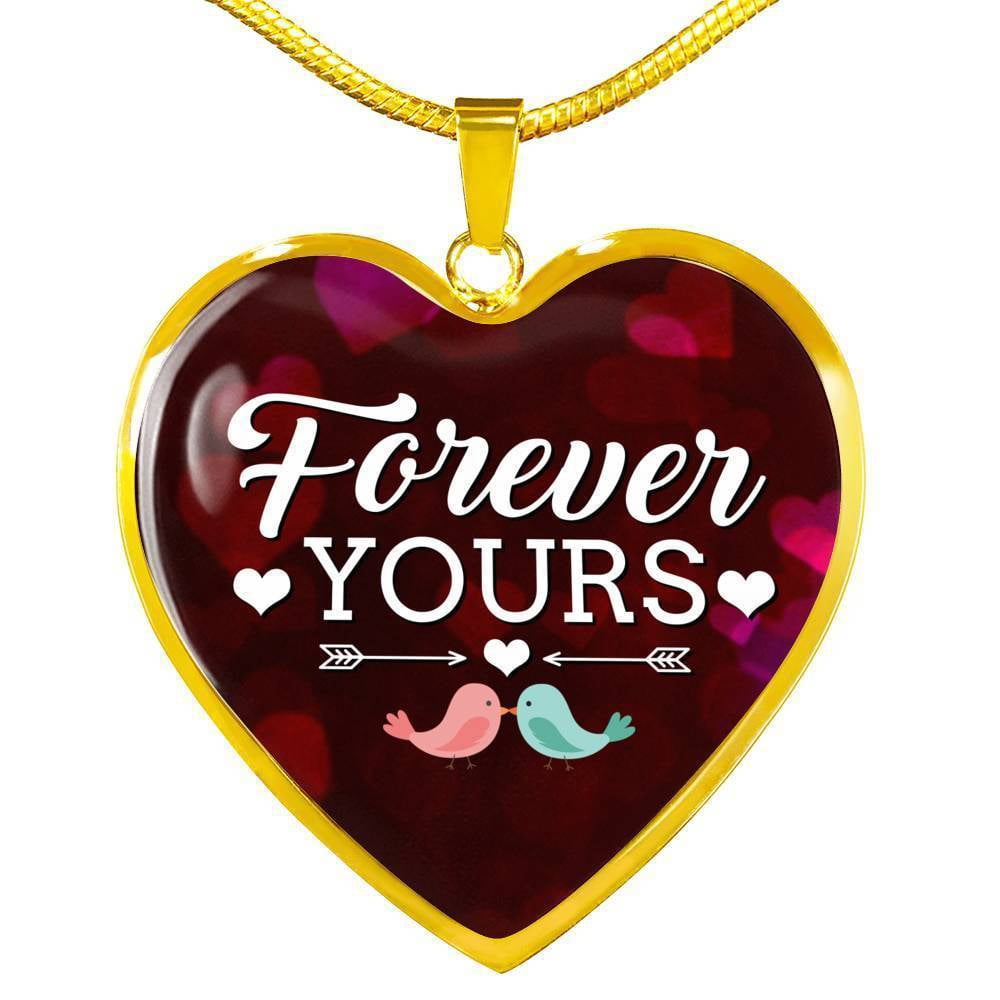 Forever Yours Heart Pendant Necklace 