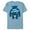 Ocean Blue, variant on Disney and Pixar’s Monsters Inc Sulley and Boo Best Friends - Short Sleeve Blended T-Shirt for Adults - Customized-Black