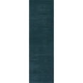 thumbnail image 5 of Momeni  Asher Hand Loomed Wool Solid Color Area Rug Blue - 2' x 4' - Rectangle, 5 of 5