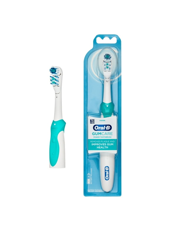Oral-B Battery Powered Toothbrush Gum Care, 1 Count, Full Head, for Adults and Children 3+