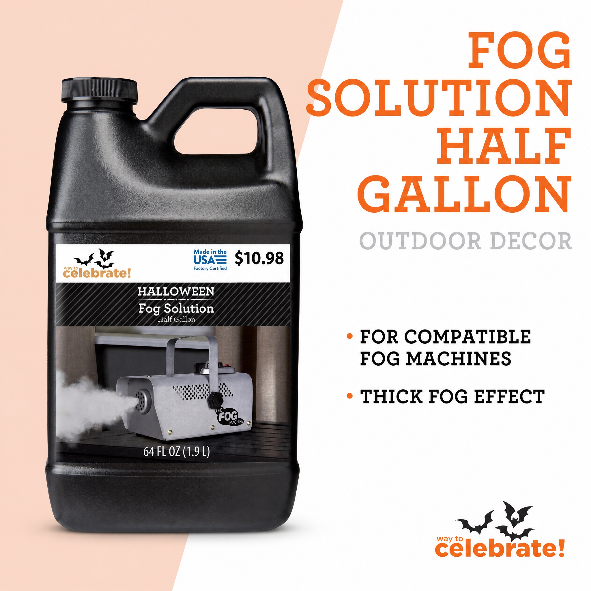 Way To Celebrate Halloween Fog Solution, Half Gallon photo 5