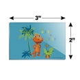 thumbnail image 3 of Dinosaur Train Bugs on a Stick Buddy T-Rex Rectangle Acrylic Fridge Refrigerator Magnet, 3 of 5