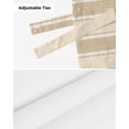 thumbnail image 6 of Tie Up Valance Curtain for Kitchen,Abstract Geometric Yellow Stripe Rod Pocket Short Curtains Adjustable Tie-Up Shade Valances,Modern Minimalist Line Window Treatment for Bathroom Living Room Bedroom, 6 of 8