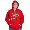 thumbnail image 3 of Autism Awareness Disabled Autistic Zip Up Hoodie Men's Women's Brisco Brands S, 3 of 6