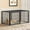 64" Black, variant on Leumius 48" Dog Cage, Dog Kennel for Medium Dogs Puppy Dog Playpen with Top, Pet Cage for Indoor Black