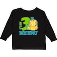 thumbnail image 3 of Inktastic Its My 3rd Birthday with Dinosaur Boys or Girls Long Sleeve Toddler T-Shirt, 3 of 5