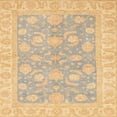 thumbnail image 1 of Ahgly Company Indoor Square Abstract Yellow Oriental Area Rugs, 5' Square, 1 of 6