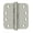 Brushed Nickel, variant on Deltana DSB4R515A 4 x 4 x 0.62 in. Radius Hinges, Antique Nickel - Solid