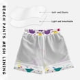 thumbnail image 3 of FORMRS Boys Swim Trunks Quick Dry Mesh Liner Boardshorts Sizes XS-XL, Retro Round, 3 of 7