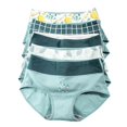 thumbnail image 2 of Women's Cotton Underpants 5Pcs High Waist Elastic Underwear Comfortable Breathable For Daily Use Size XL, 2 of 4