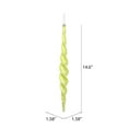 thumbnail image 2 of Vickerman 14.6" Lime Shiny Spiral Icicle Christmas Ornament, Pack of 2, 2 of 4