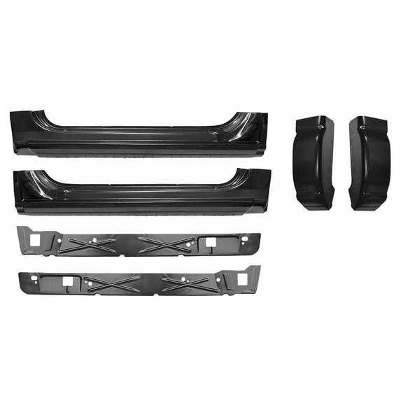 OE Style Rocker Panel & Inner Rockers & Cab Corner Kit. Fits 99-06 Chevrolet Pickup Silverado 2 Door, 07 Chevy Pickup 2007 Classic and fits more vehicles listed below.
