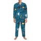 thumbnail image 3 of Balery Construction Trucks Pijama para Hombre de Dos Piezas con Manga Larga, Conjunto de Dormir y Descanso Suave con Bolsillos-Small, 3 of 6