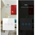 thumbnail image 2 of Single Touch Switch For Led Lamp/Incandescent Bulb 3Gang 1Way Touch Light Switch Black, 2 of 10