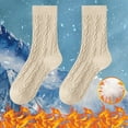 thumbnail image 3 of EnJoCho Women'S Fashion Mid-Calf Breathable Socks Thick Socks Children's Mid Tube Socks In Autumn And Winter Solid Cotton Socks Boneless Thickened Dough Stockings Women's Cotton Socks In Winter, 3 of 3