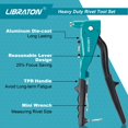thumbnail image 3 of Remachadora LIBRATON Heavy Duty con 110 remaches y 4 cabezas, 3 of 9