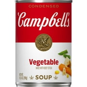 Campbell's Condensed Vegetable Soup with Beef Stock, 10.5 oz Can
