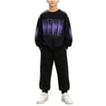 thumbnail image 2 of NAISIBABY Boys 2 Pieces Outfit Sets, Pants +Sweatshirt Long Sleeve Crewneck Graphic Set Purple Size 12, 2 of 6