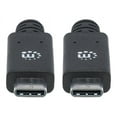 thumbnail image 2 of Manhattan 355223 SuperSpeed USB C Device Cable - Black, 2 of 4