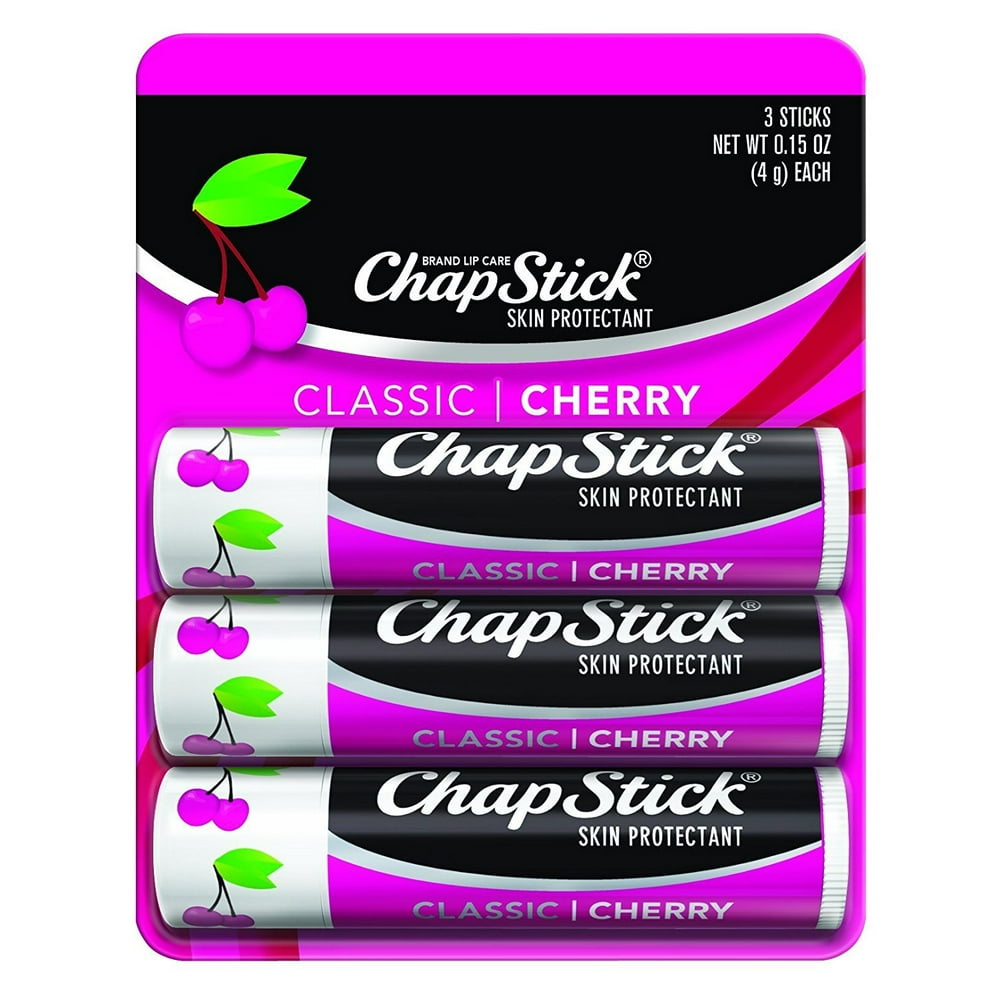 ChapStick Classic (1 Blister Pack of 3 Sticks Cherry Flavor) Skin