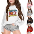 thumbnail image 3 of WOYY 100 Days Of School Sweatshirt for Girls Crew Neck Long Sleeve Pullover, Sizes 4-5T, 3 of 3