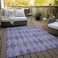 thumbnail image 6 of Addison Rugs Chantille Indoor/Outdoor Transitional Geometric Purple Washable Rectangle Rug, 9' x 12', 6 of 6