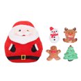 thumbnail image 1 of Juguetes de peluche navideños, lindo e innovador 5 en 1, alce, hombre de jengibre, muñeco de nieve, árbol de Navidad, juguetes de peluche de Papá Noel, 1 of 5