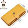 thumbnail image 3 of LAICAIW Women's Wallet Genuine Leather RFID Blocking Large Capacity Trifold Ladies Wallet, 3 of 6