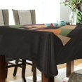 thumbnail image 5 of Yayeee Tablecloths 60" x 90" Rectangle Wrinkle Resistant Party Table Cover, Abstract Mountain, 5 of 8