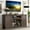 Brown, variant on ChVans TV Stand for TVs up to 75", 66" Farmhouse Entertainment Center with Storage Cabinets, Sliding Barn Doors and Power Outlets, Rustic Media TV Console Table for Living Room, Brown