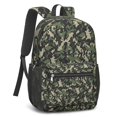 thumbnail image 3 of 17 Inch Lightweight Backpack,PVC Waterproof Oxford Fabric, Ergonomically Designed, with Large Capacity, Camouflage Print, 3 of 5