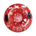 thumbnail image 2 of S SERENABLE Inflatable Snow Tube 35 inch Inflatable Snow Sled for Skiing Sledding Sports, 2 of 9