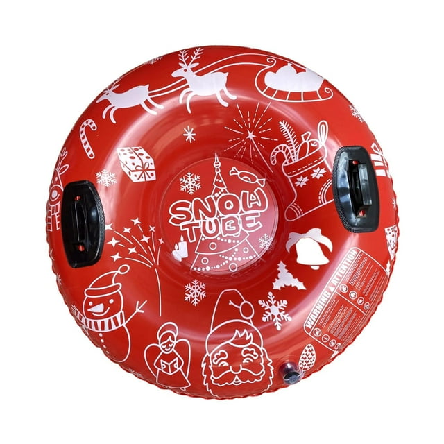 Guardoinrt Inflatable Snow Tube Inflatable Sled for New that ensures durability and Year Sledding Family Activities