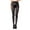 H-Black, variant on oelaio Open Crotch Panyhose for Women High Waist Stretch Tights Lady Sheer Hollow Out Stockings Black Free Size